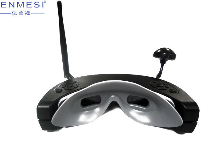 854 * 480 Çözünürlük 3D FPV Video Gözlükleri HDMI FOV Ön Kameralı 30 Derece