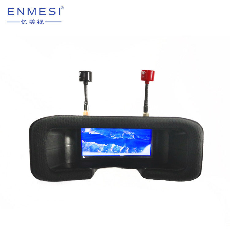 China FPV Goggles 40 Kanal 2.7'' 5.8 G Video Alıcı Kask 960*240 Çözünürlük
