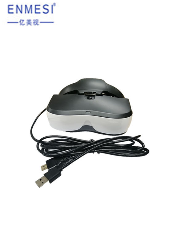 Yakın Göz Optik Başa Monte Ekran HDMI Girişi HD Çift Ekran 50° FOV VR Kask