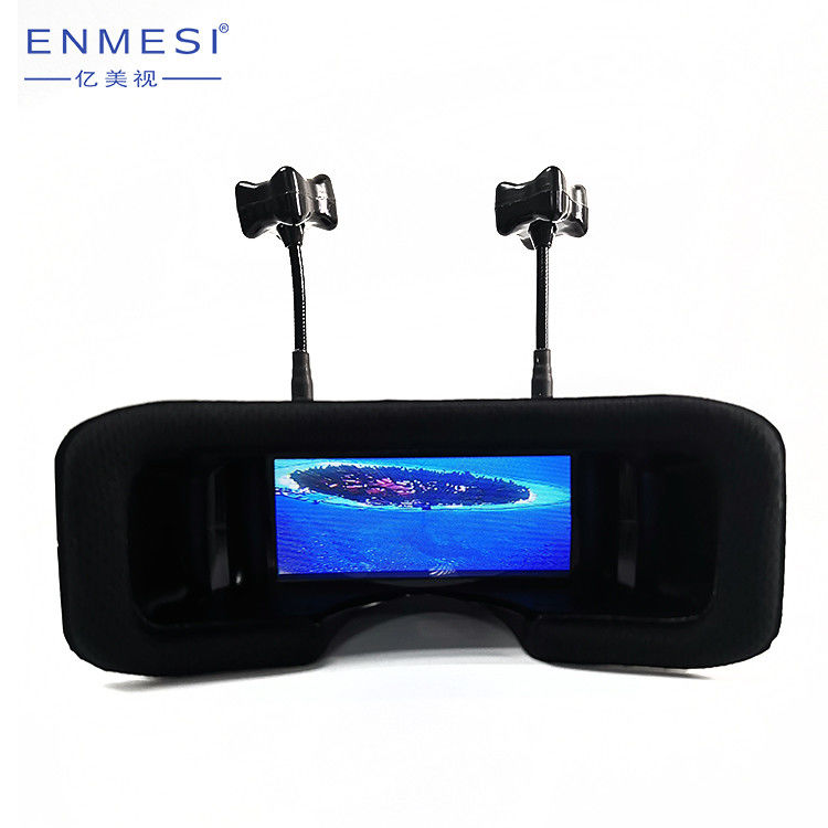 5.8G Video Alma FPV Drone Gözlük TFT Ekran İki Anten Video Gözlük 1.8W