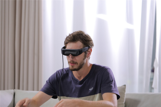 TYPE C 3D Film 1800 Nits 1920* 1080 VR Games Console için Akıllı Gözlükler