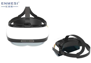 Çift Wifi 3D AR Akıllı Gözlükler Yüksek Çözünürlüklü FOV 90 Derece Mavi LED