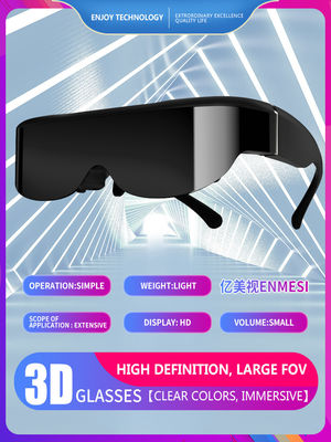 HMD Ekran VR Gözlükleri 1280*720 1.7W 4000mAh 3D Akıllı Video Gözlükleri