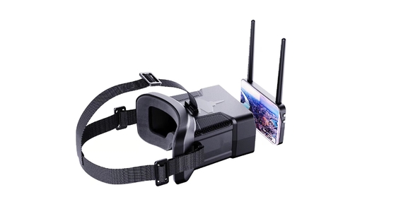 480x272 HD 0 - 120 Derece FOV Gece Görüşü İçin Küçük FPV Gözlükleri