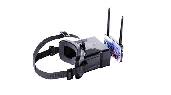 480x272 HD Çözüm 0-120 ° FOV FPV Gözlükler Drone kulaklık için 600mAh pil ile